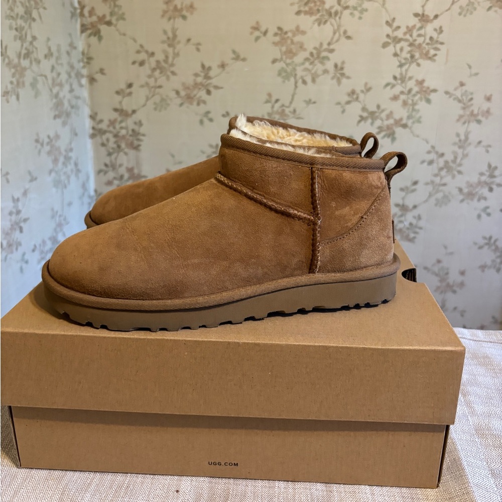 UGG Ulta Mini Chestnut Boots